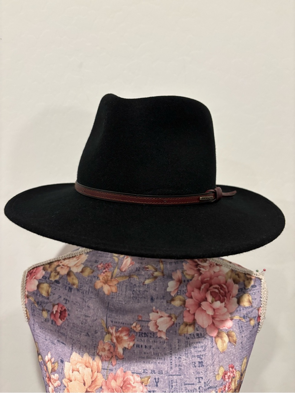 Stetson Bozeman Black Wide-Brim Wool Cowboy Hat